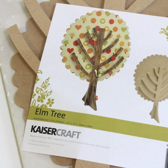 Big Kaisercraft Big Oak & Elm Trees DIY Blank Wood - Picture 6 of 8